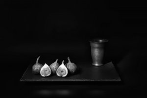 Elegant Fig Still Life by Saskia Dingemans