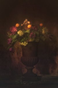 Opulent Floral Still Life by Saskia Dingemans