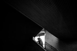 Solitary Figure Ascending