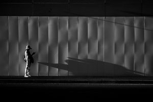Solitary Street Silhouette