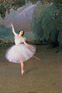 Ballerina Karsavina as Sylphide