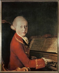 Mozart in Verona by Saverio dalla (after) Rosa