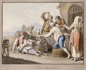 Neapolitans Eating Macaroni