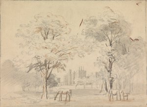 Windsor Castle by Sawrey Gilpin