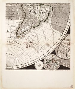 A New and Correct Map of the World (Section), c.1774 by Sayer & Bennett