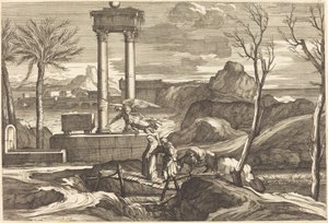The Flight into Egypt by Sébastien Bourdon
