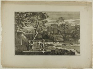 The Good Samaritan Takes the Wounded Man from his Donkey by Sébastien Bourdon