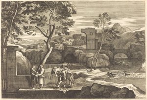 The Samaritan Takes the Man to an Inn by Sébastien Bourdon