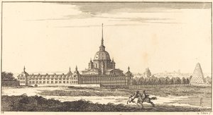 Landscape with Monastery by Sébastien  Le Clerc I