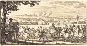 Landscape with an Army by Sébastien  Le Clerc I