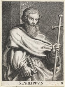 Saint Philip by Schelte Adamsz. Bolswert (possibly)