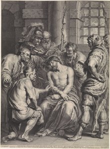 Crowning with Thorns of Christ by Schelte Adamsz. Bolswert