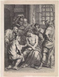 Crowning with Thorns of Christ by Schelte Adamsz. Bolswert