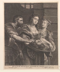 Salome Receives the Head of John the Baptist by Schelte Adamsz. Bolswert