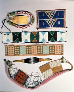 Collection of Zulu beaded artefacts
