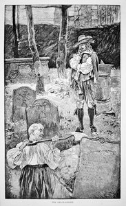 Life in New England in the 17th century - The grave digger