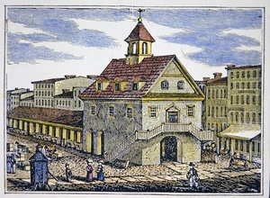The Old Court House of Philadelphia by School American