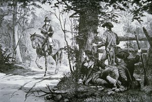 The capture of Major John Andre