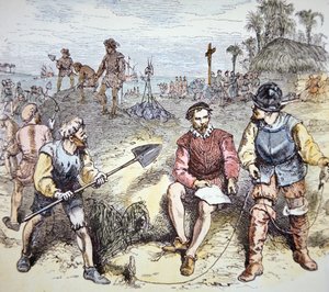 The Founding of St. Augustine in Florida by the Spanish in 1565