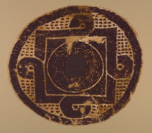 Looped Roundel from a Blanket or Cover, 300s-400s