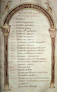 Manuscript of Salic Law by School Carolingian