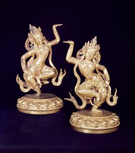Bodhisattva, pair of Husante figures