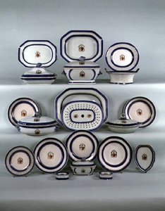 Chinese Export Dinner Service by School Chinese