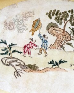 Kite characters - Chinese print by School Chinese