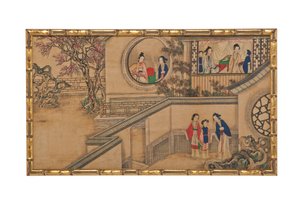 One of 24 Scenes from Dream of the Red Chamber