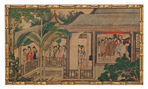 One of Twenty-Four Scenes from Dream of the Red Chamber