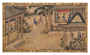 One of Twenty-Four Scenes from Dream of the Red Chamber
