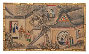 One of Twenty-Four Scenes from Dream of the Red Chamber