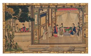 One of Twenty-Four Scenes from Dream of the Red Chamber