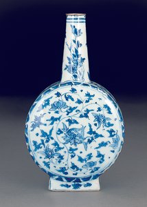 Pilgrim flask for the Iberian market, first half of the 17th century