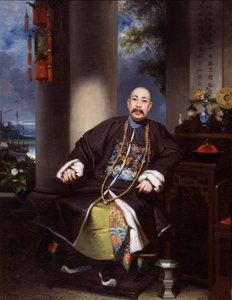 Portrait of Mouqua, Lamqua, c.1840 by School Chinese