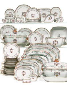 Priestly blessing dinner service, c.1785