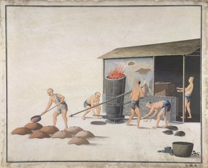 Put it in water to cool, Manufacturing cast iron in China, c.1820