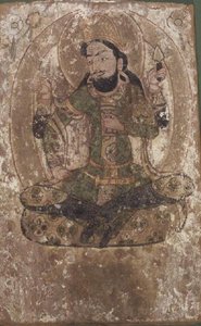Roustem, the God of Silk, Chinese Turkestan, 6th-7th century BC by School Chinese