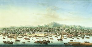 View of Canton, c.1800 by School Chinese