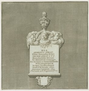 Colwich - Mural Monument to George Sprat