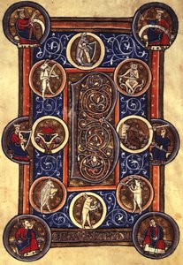 Psalm I with Inhabited Initial 