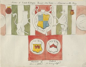 Lichfield - Arms of Lord Cadogan (Friary)