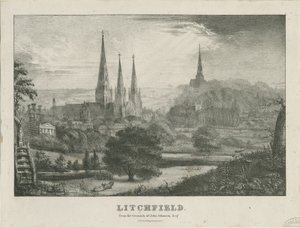 Lichfield - North West View by School English