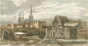 Lichfield - Old tomb in St. Michael