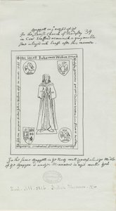 Rugeley Church (Old) - Monument to John Weston by School English
