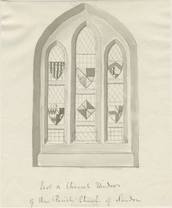 Sandon Church - East window of Chancel by School English