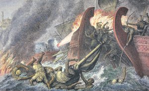 Ships Destroyed by Greek Fire