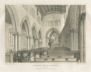 Stafford - Interior of St. Mary