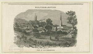 Wolverhampton - Distant View [from the Penn Road] by School English