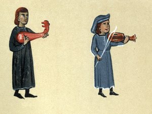 A Troubadour of the Middle Ages, Illustration from 